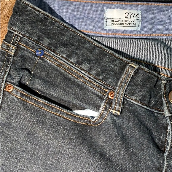 Dark blue skinny jeans from GAP size 27/4 - Picture 2 of 4